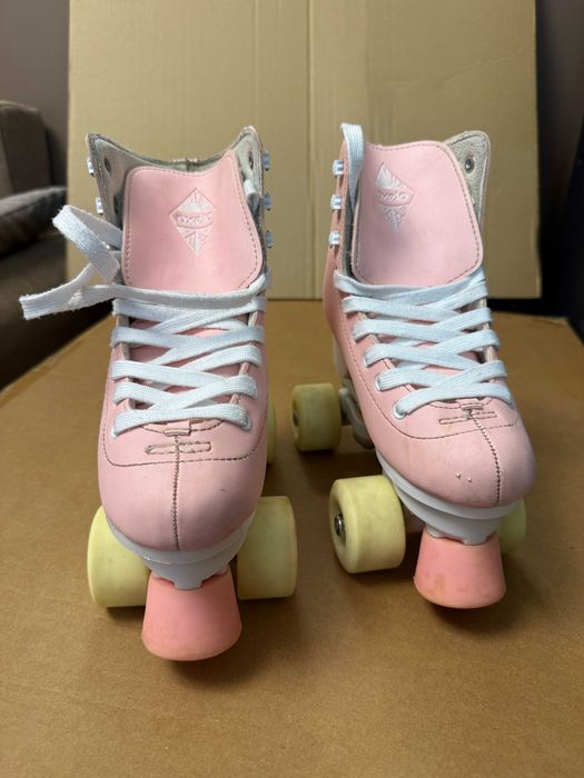 Wrotki OXELO rozmiar 35 różowe