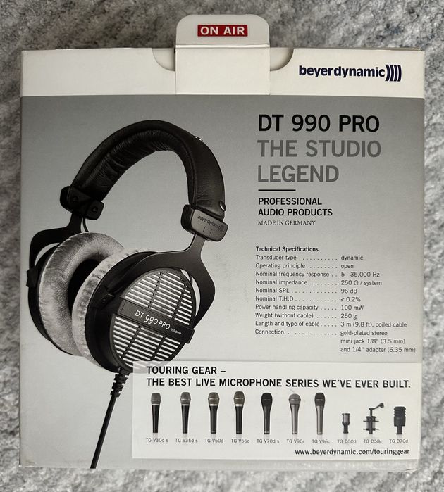 Beyerdynamic Dt 990 Pro Black 250 Ohm.