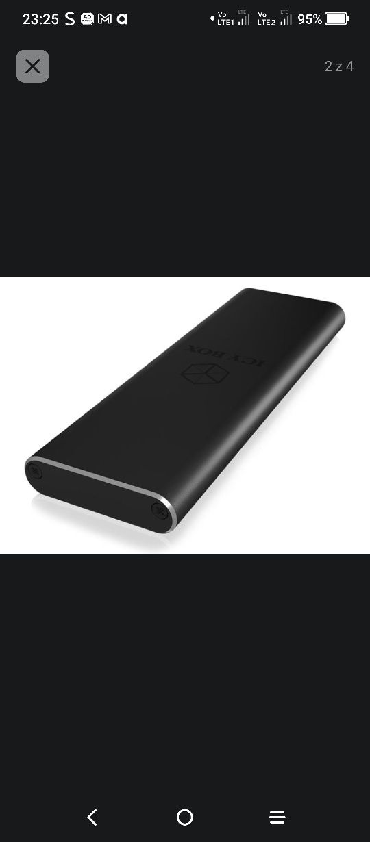 Obudowa ICY BOX M.2 SATA SSD - USB 3.0 (Aluminium, do 5 Gbps)