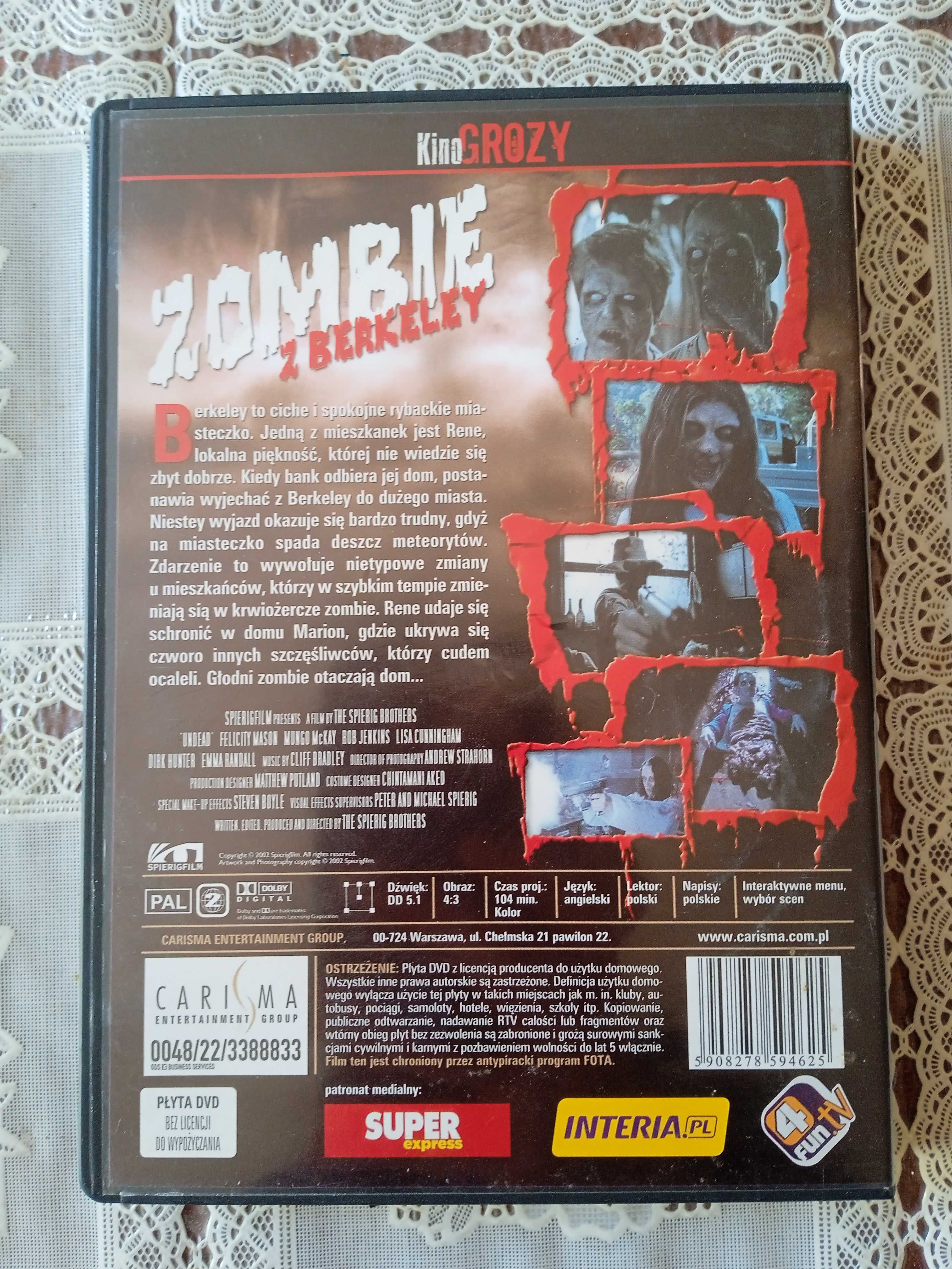 Zombie z Berkeley Film DVD