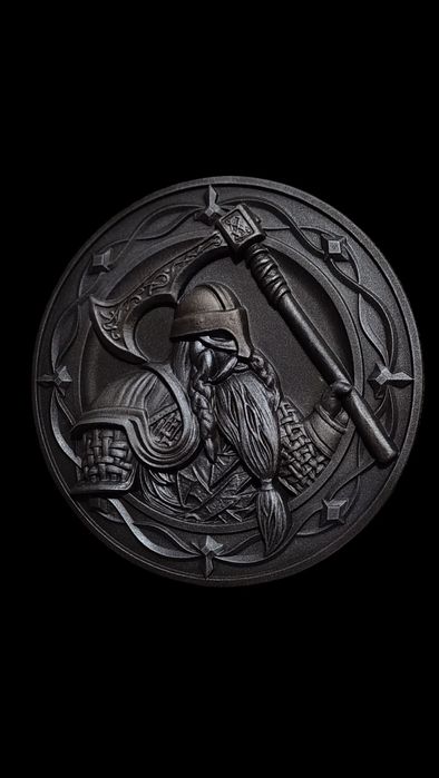 Вікінг - панно з дерева, подарунок чоловіку