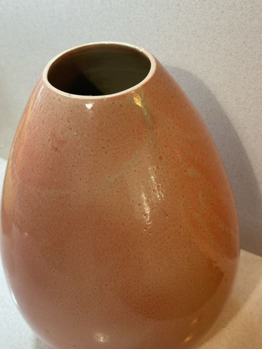 Pink ceramic vase