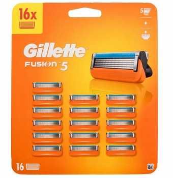 16 xWKŁADY ostrza GILLETTE FUSION nożyki Gwarancja SKLEP