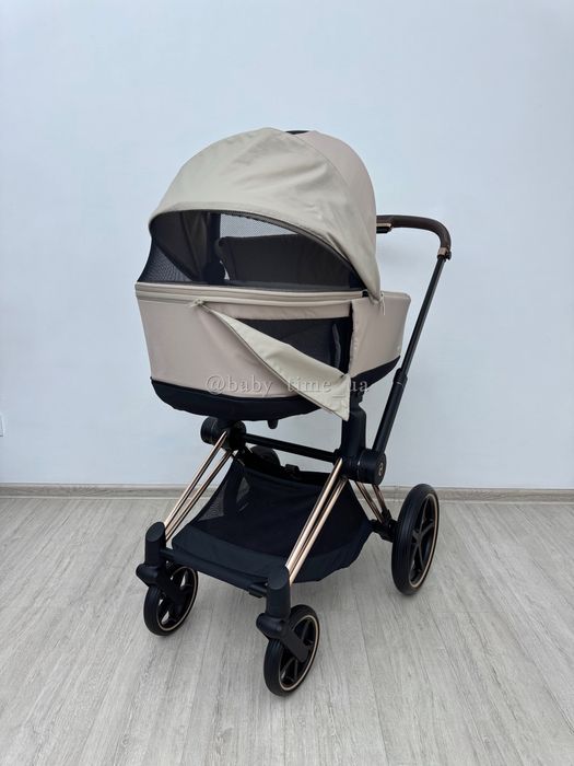 Cybex Priam 4.0 Cozy Beige коляска та автокрісло Сайбекс 2025