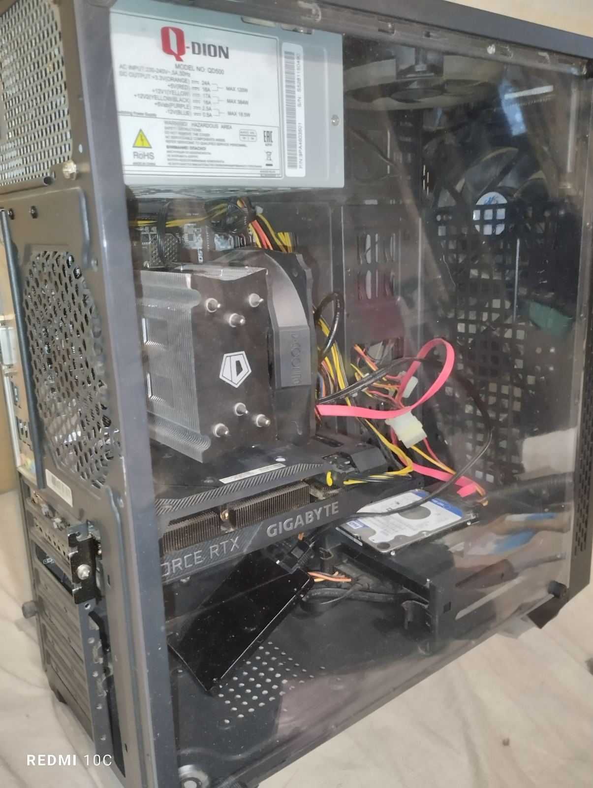 Компьютер Intel i5 9500 6x3.0 GHz, 16Gb ОЗУ, RTX 3060 12Gb, 240Gb SSD