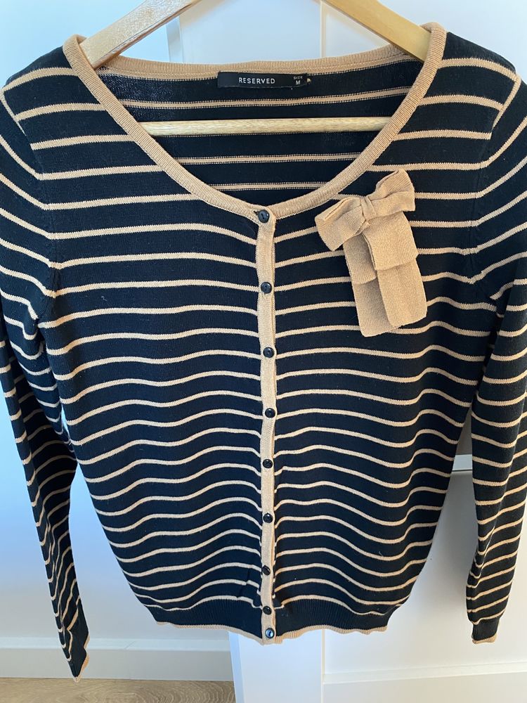 Sweter w paski Reserved S