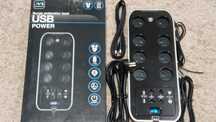 Przedłużacz listwa zasilająca przepięciowa Masterplug 2m,8gn.2USB4inne