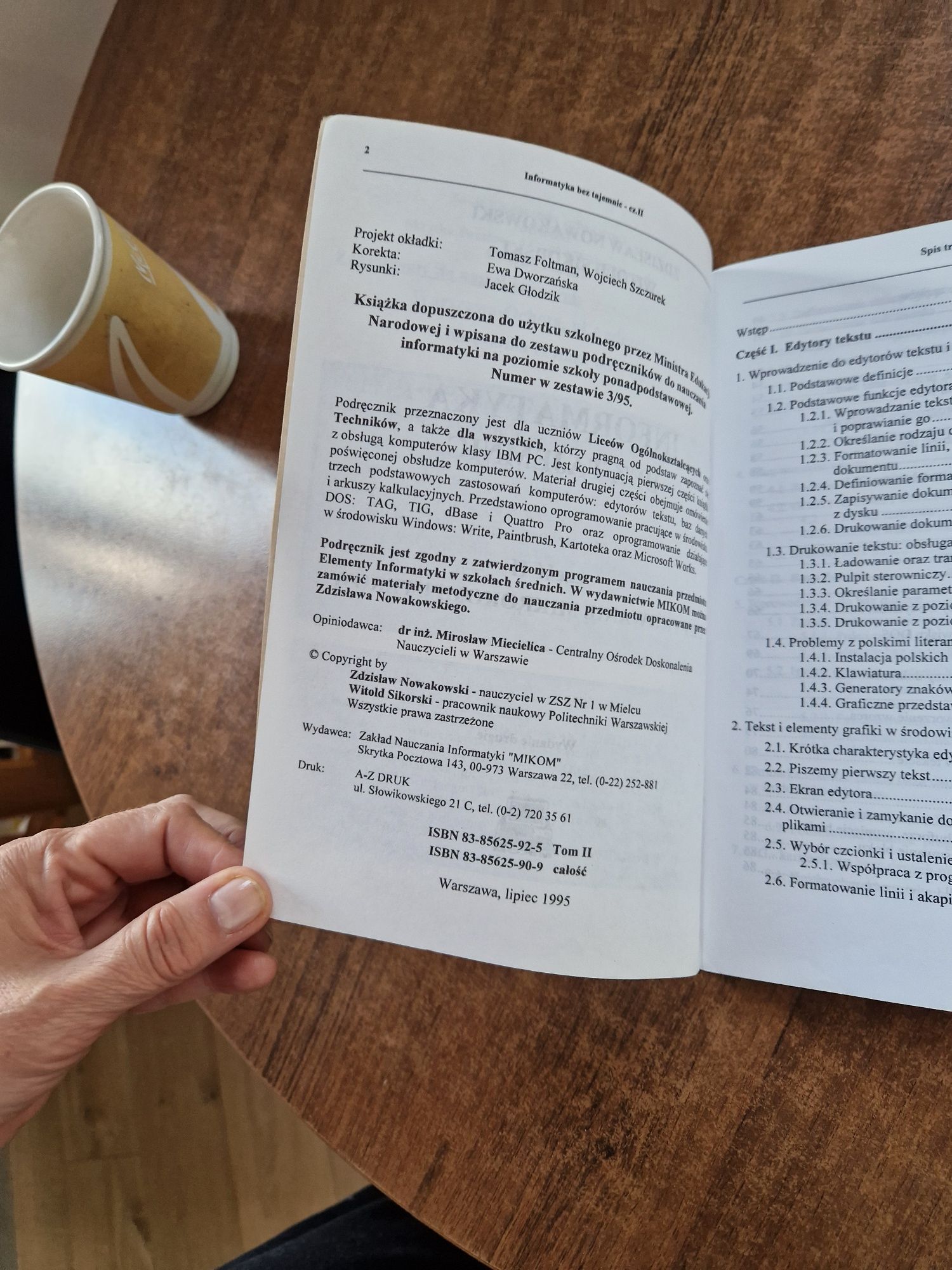 Informatyka bez tajemnic część 2, Z. Nowakowski