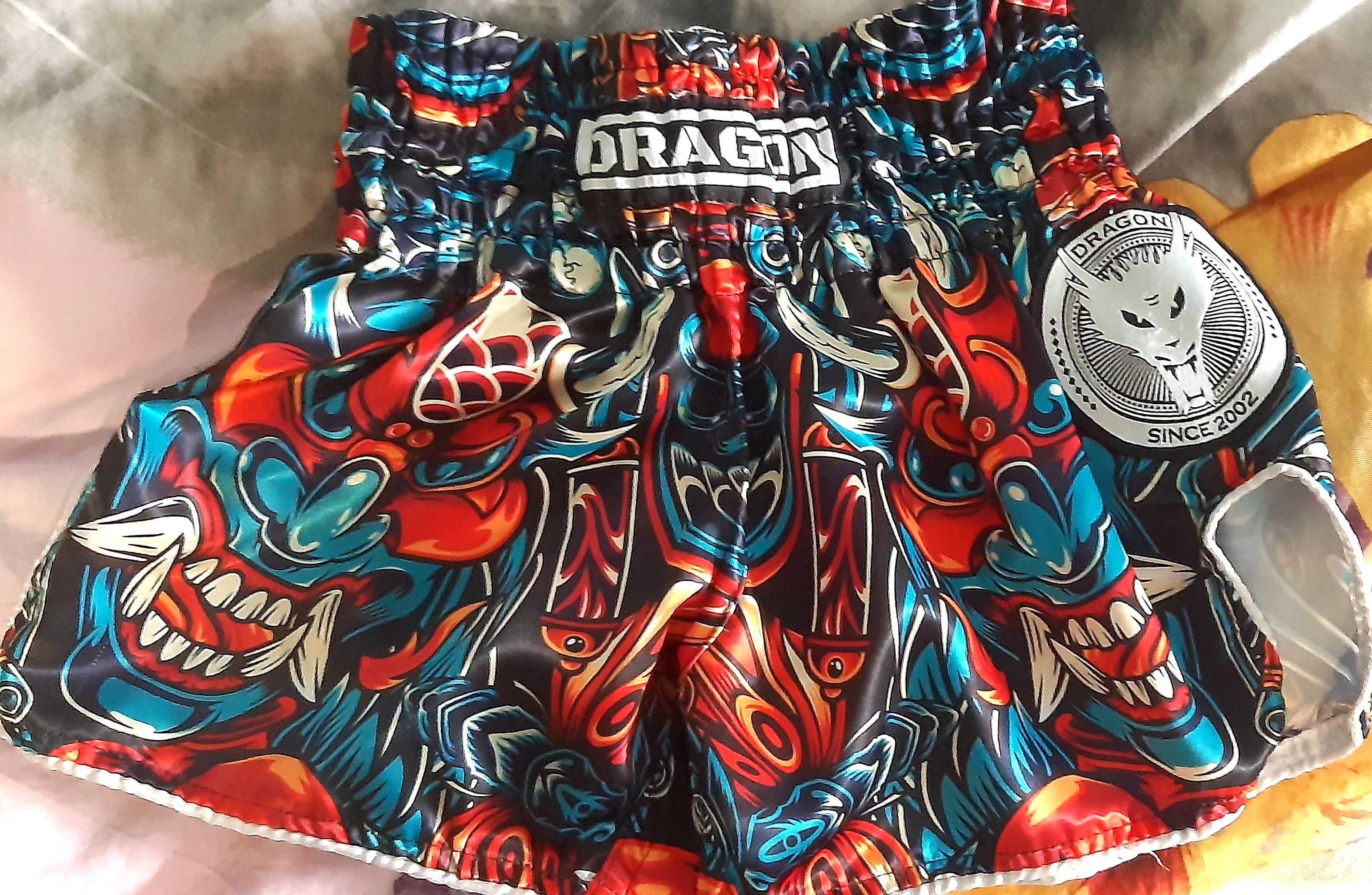 Spodenki muay thai treningowe Dragon rozm. XS