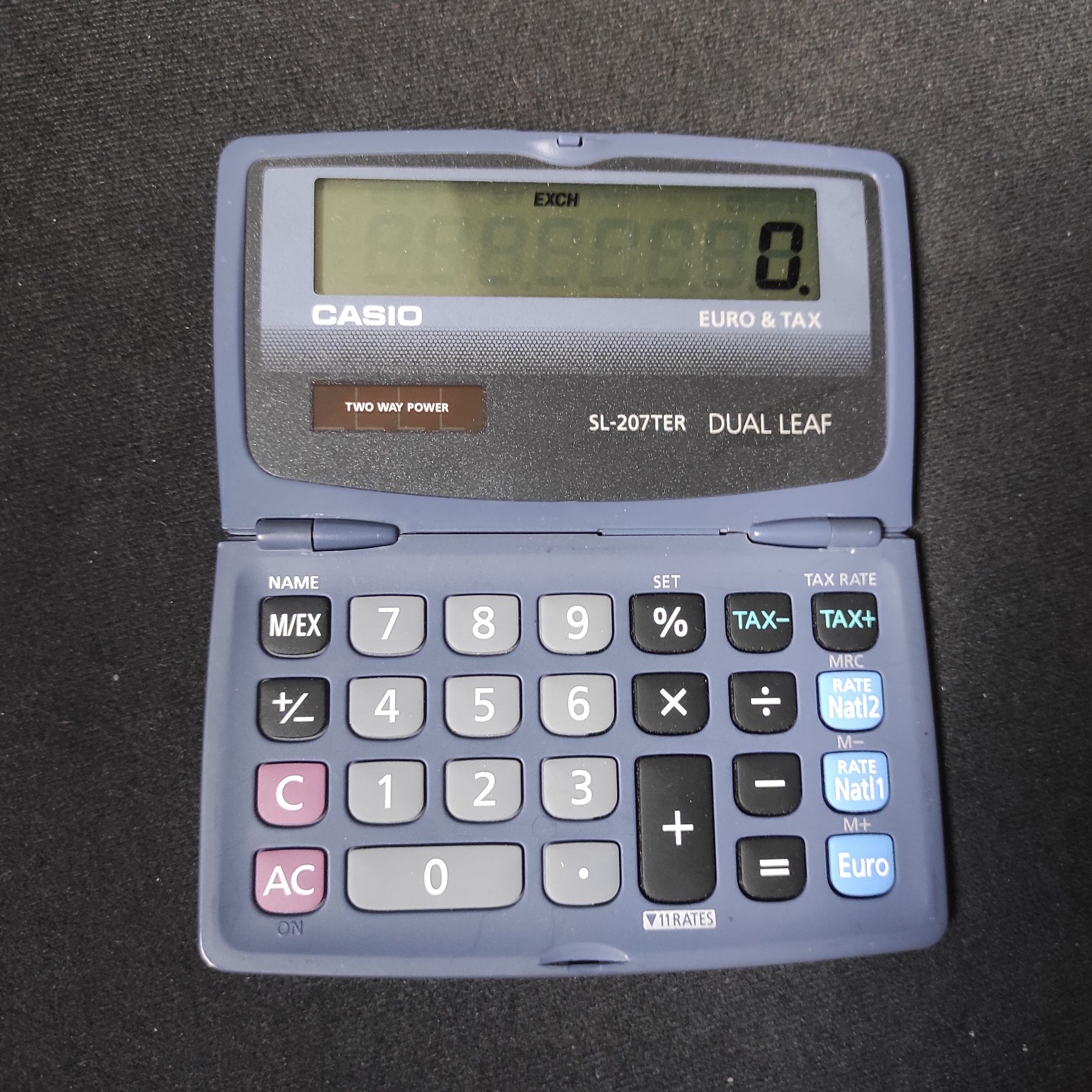 Kalkulator CASIO SL-207TER Dual Leaf