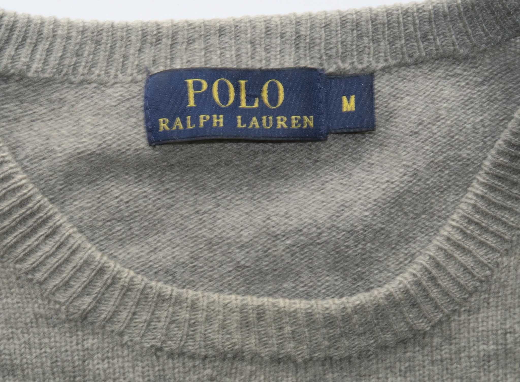Ralph Lauren wełniany sweter M/L