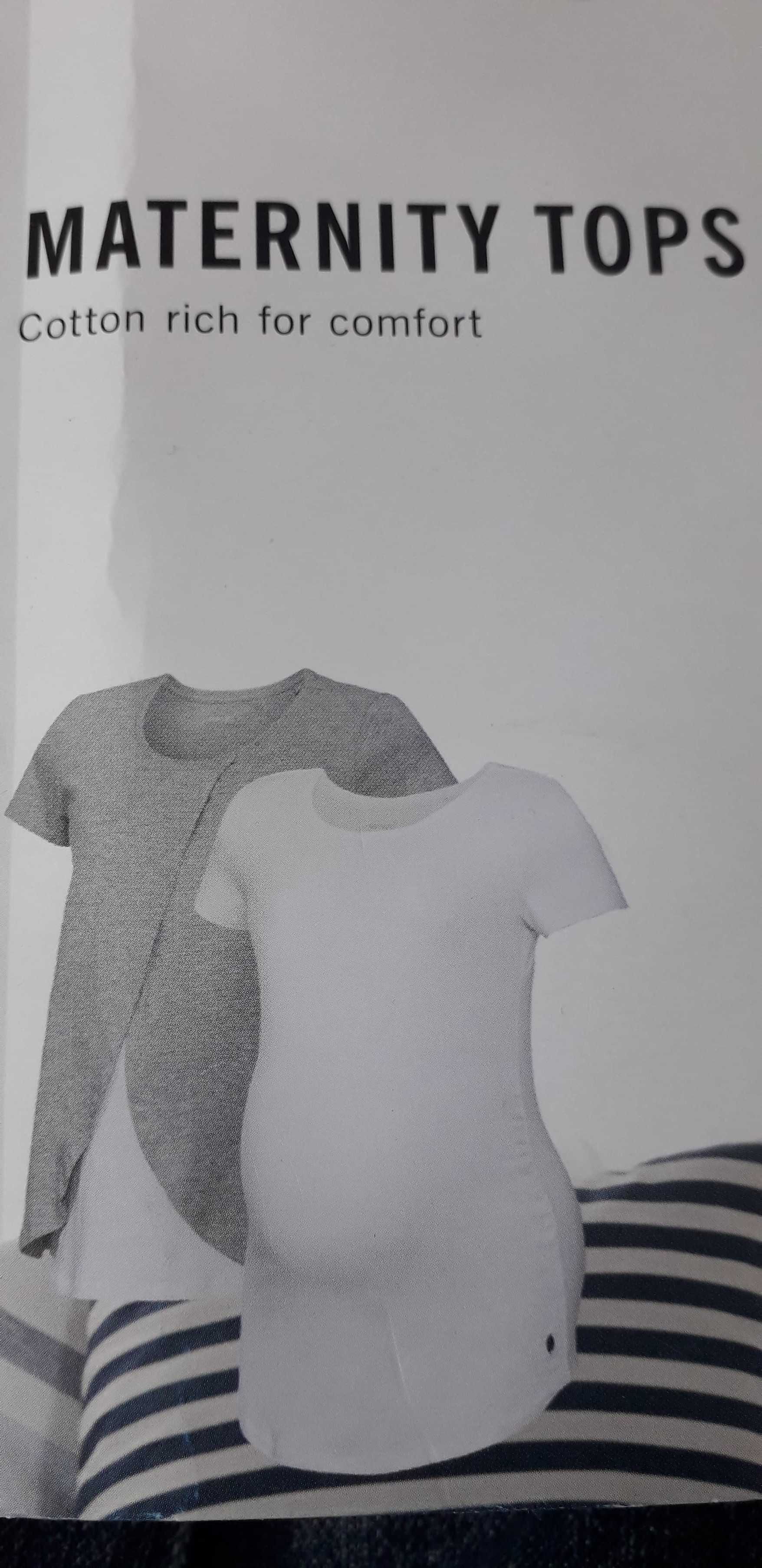Bluzka ciążowa, do karmienia Esmara T-shirt Komplet 2 szt S 36/38