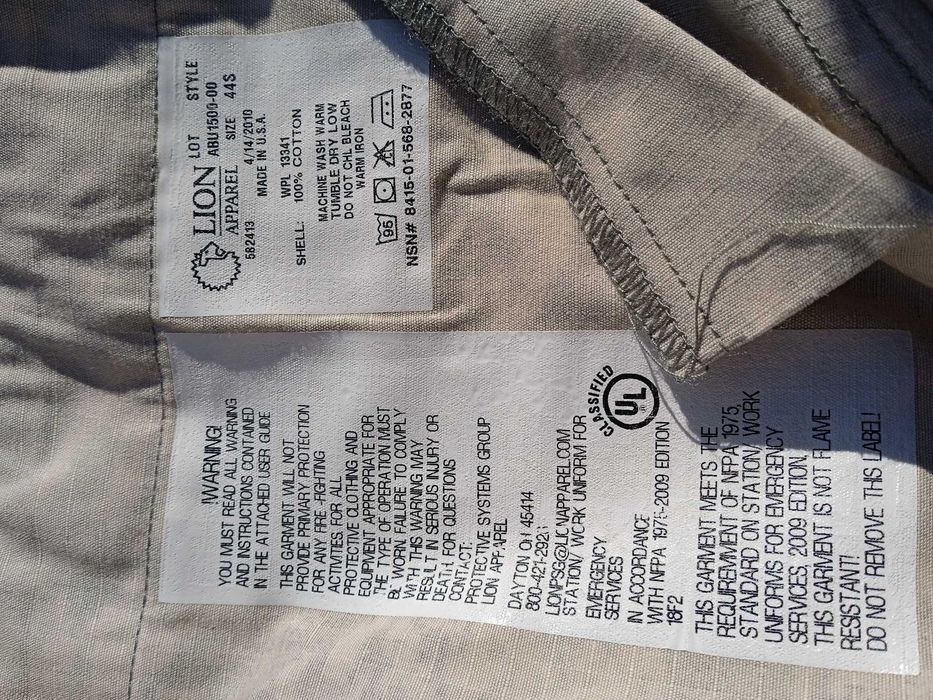 Spodnie wojskowe taktyczne US Army ABU 44S