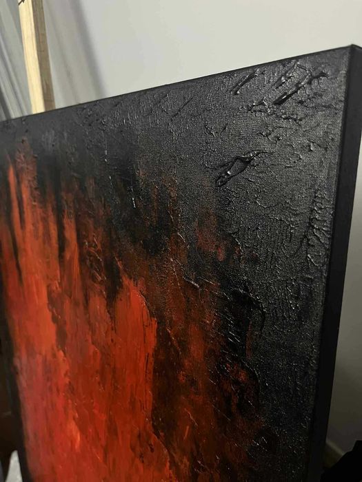 „Żar” - obraz akryl na płótnie 70x100