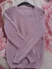 В'язаний светр ручної роботи (hand made) Шапочка у подарунок)