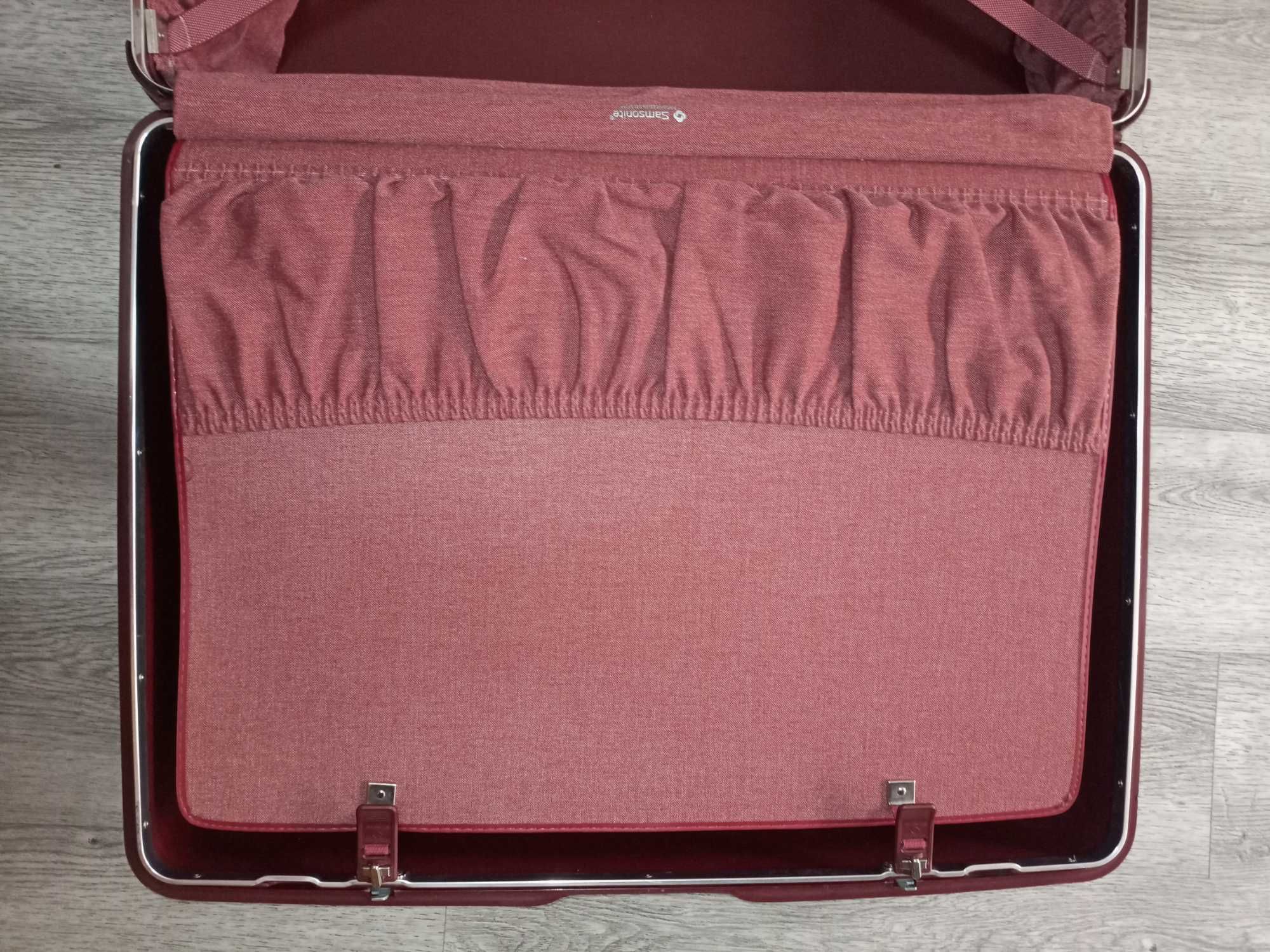 SAMSONITE Saturn™ bordeaux Mala de viagem rígida c/ chave original