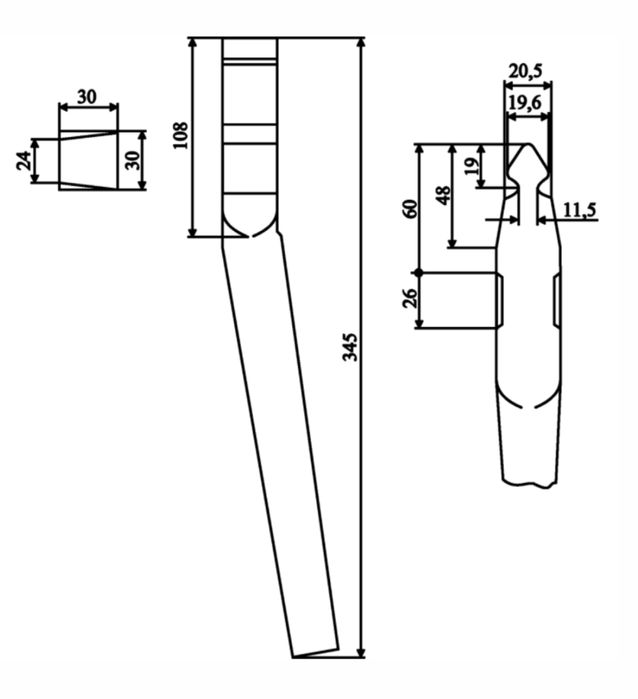 Zab brony aktywnej Sicma Maletti Landsberg RH22