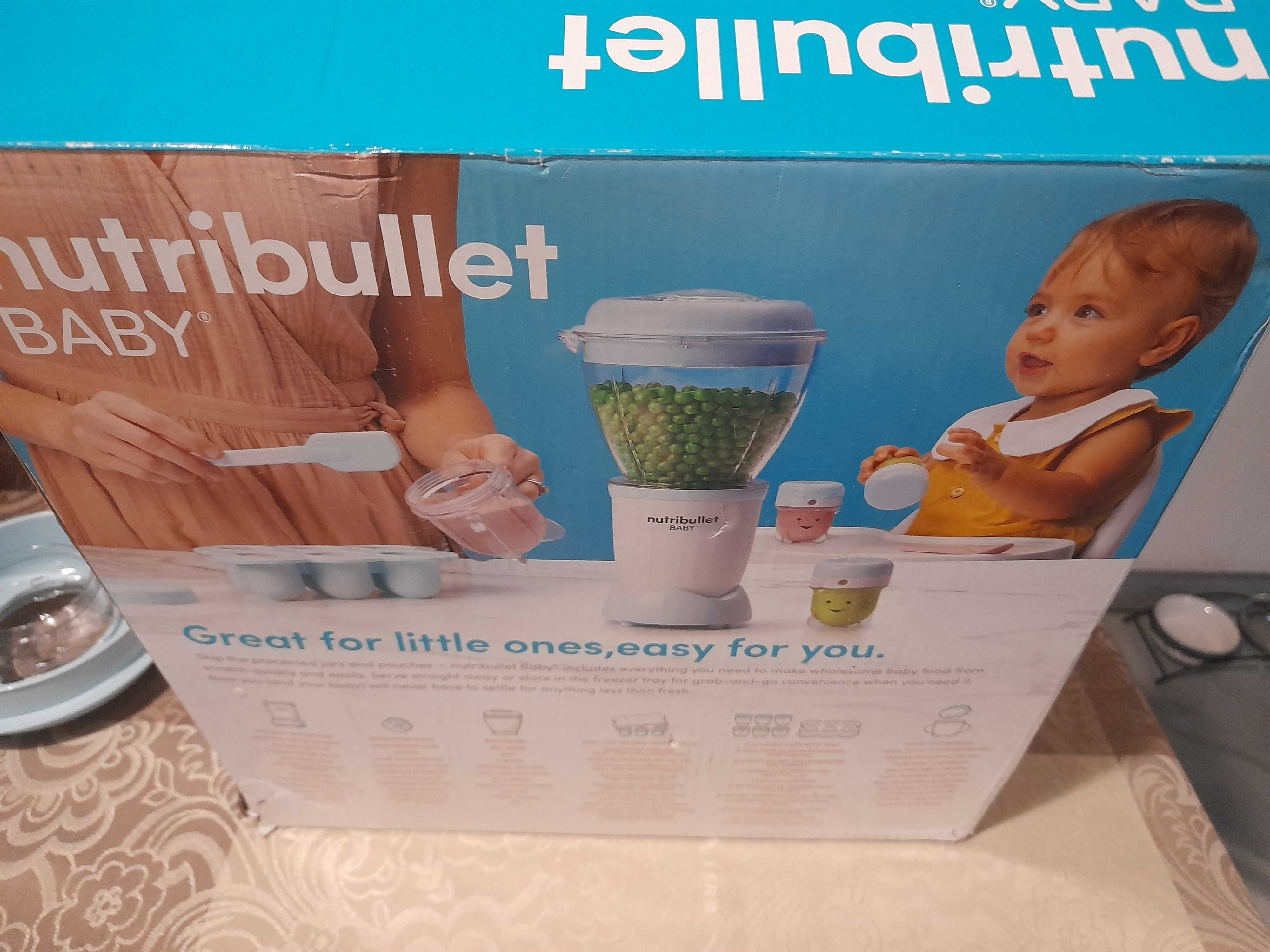 Nutribullet Baby – 18-częściowy zestaw – moc 200 W