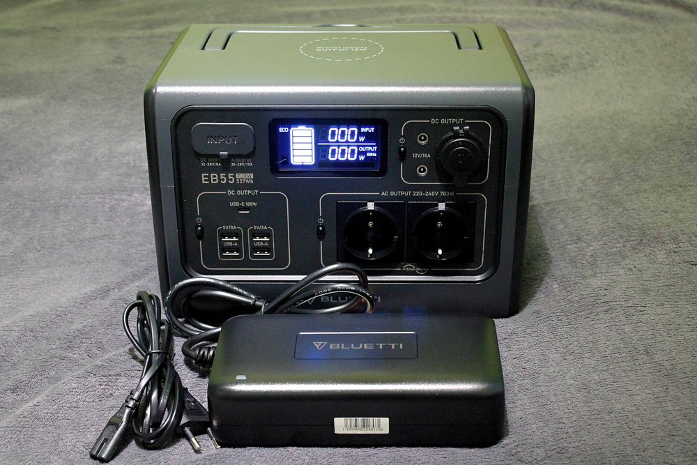 Зарядная станция Bluetti EB55, 700 Вт, 537 Вт/час, LiFePO4