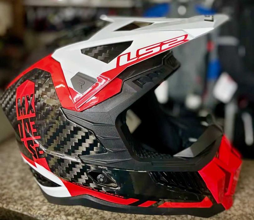 Capacete Carbono Total LS2 MX703 X-Force NOVO (50% Desconto) Tam M-L