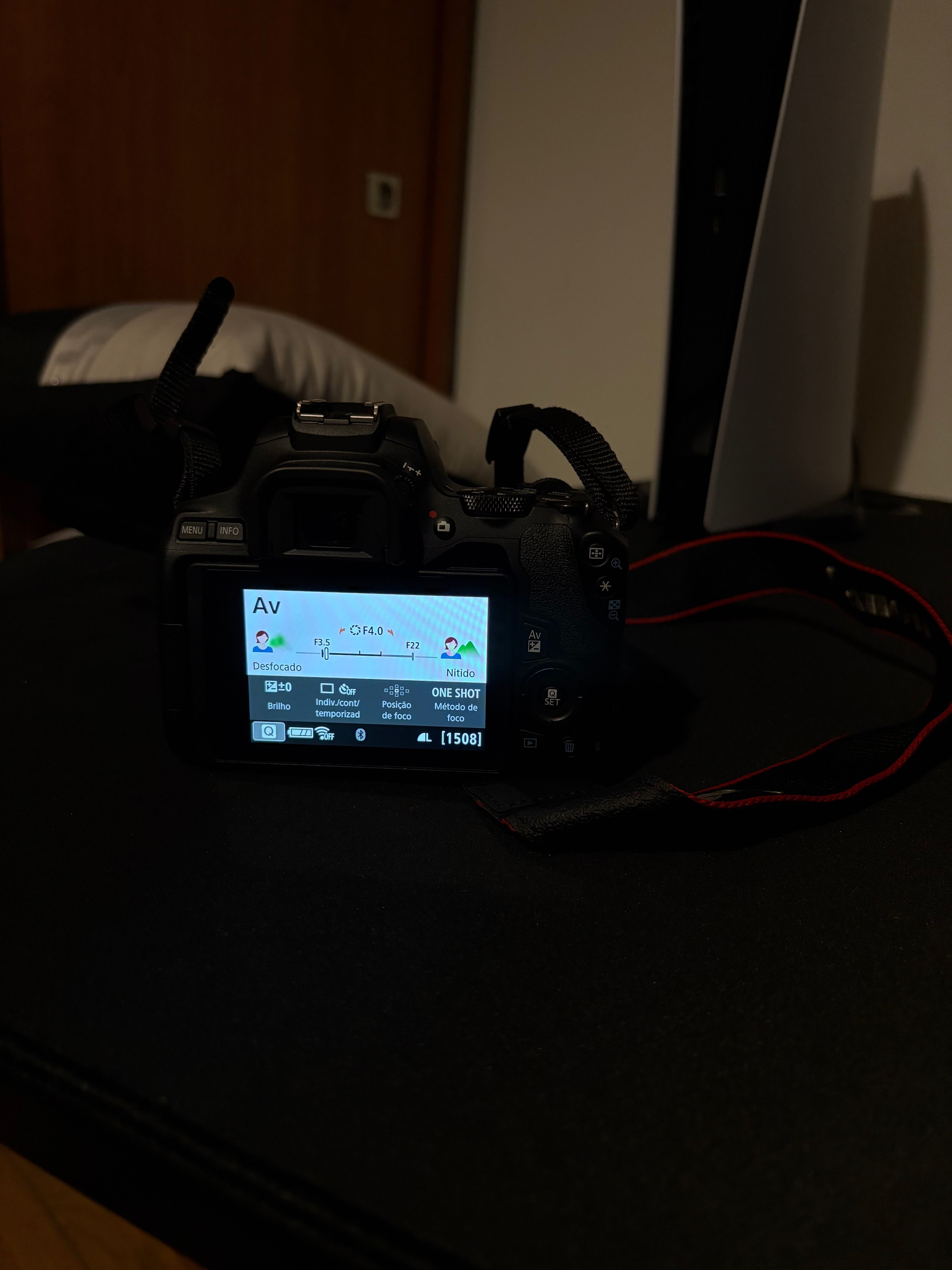 Câmara fotográfica canon