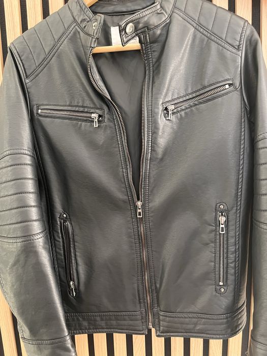 MEGA HIT! Kurtka ECO Skóra Ramoneska (Czarna) -Idealna na Jesień!