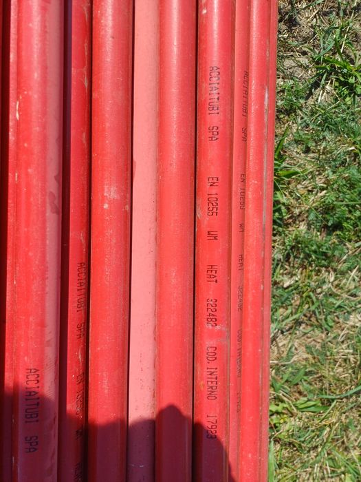 Rura 1 cal 33,7x3.2mm PPOŻ malowana proszkowo 6m norma EN10255