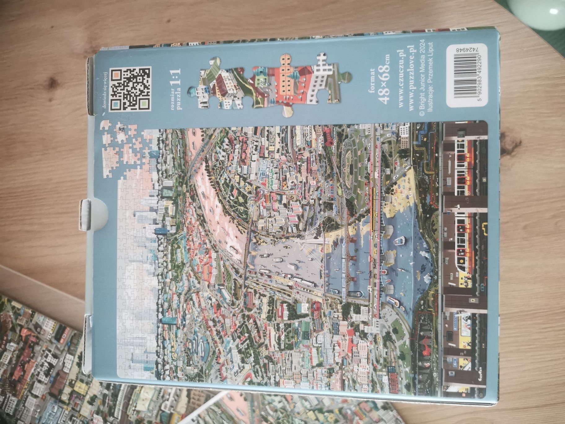 Puzzle 1000 miasto Warszawa puzzlove czuczu
