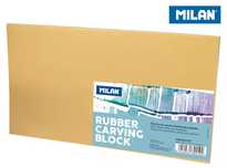 Gumowy blok do linorytu Milan duży 28 x 15,5 cm.. Milan