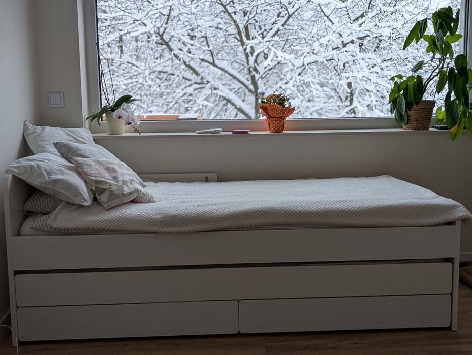 Łóżko podwójne Slakt Ikea