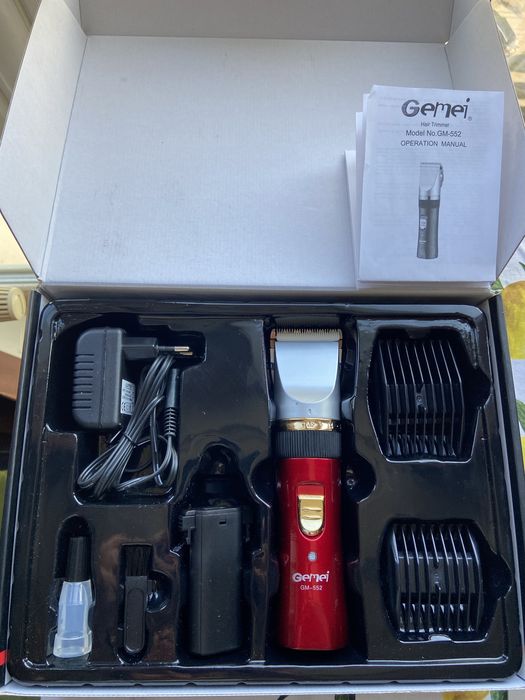 Триммер (акамуляторна машинка для стрижки) Gemei