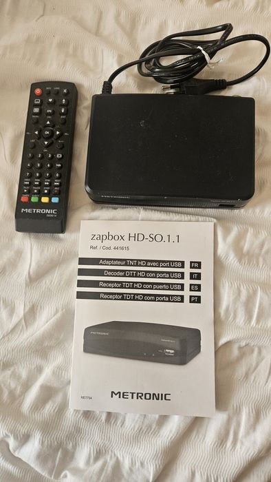 Recetor TDT com porta USB