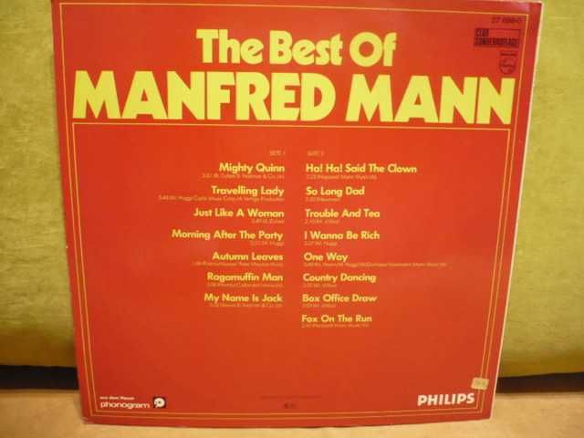 Płyta winylowa  The best of Manfred Mann.Polecam.