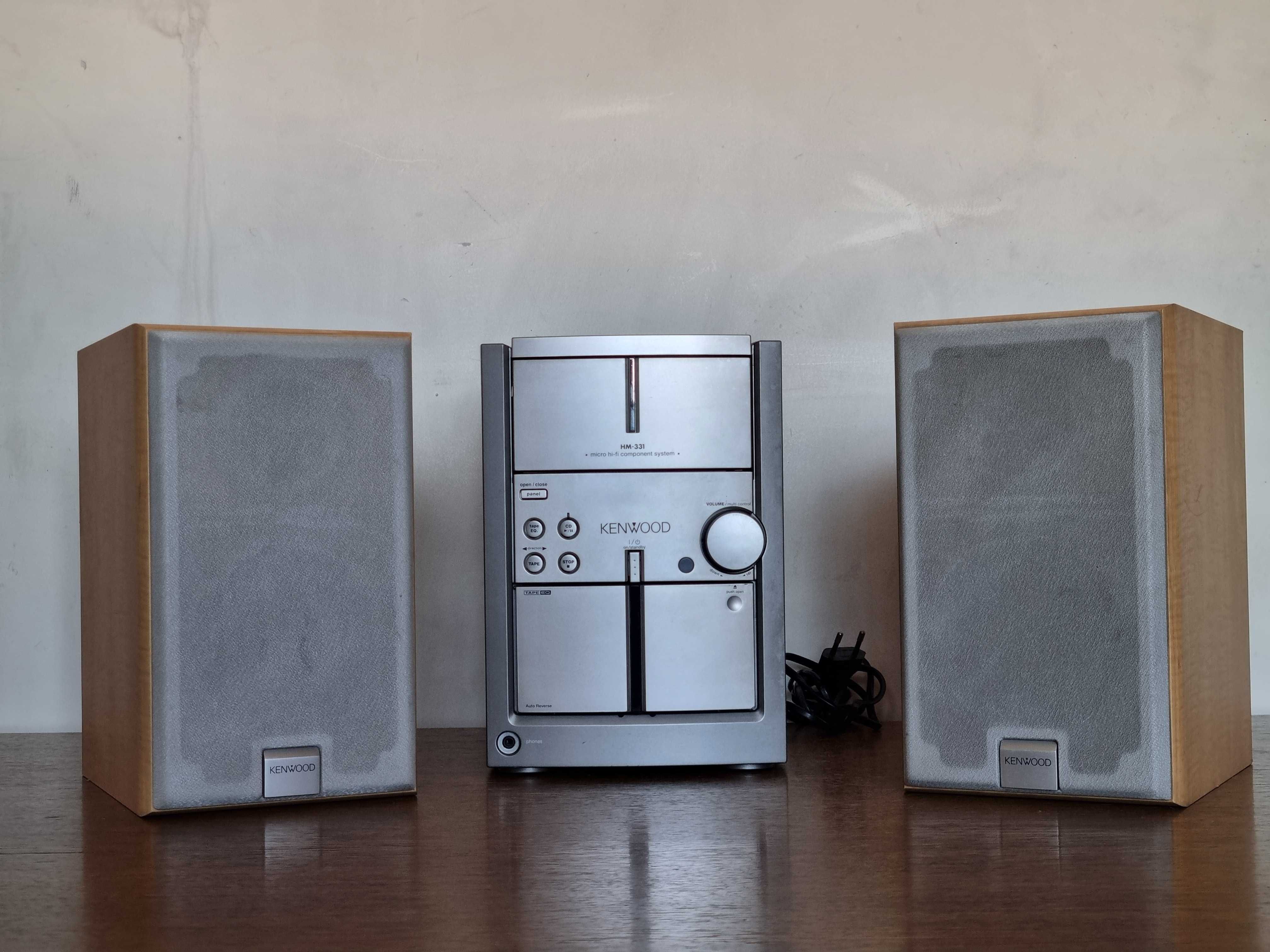 Wieża KENWOOD + 2 głośniki KENWOOD vintage