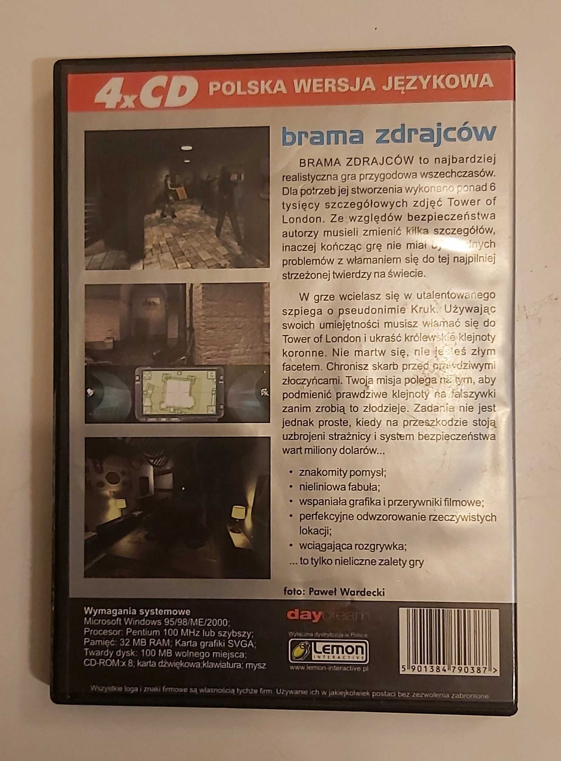 Brama zdrajców Traitors gate Wiktor Zborowski 4xcd GRA PC