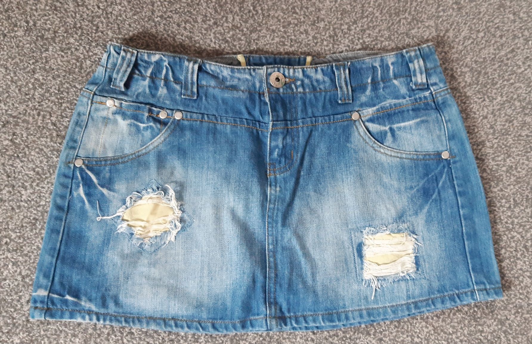 Spódnica jeansowa mini r. L