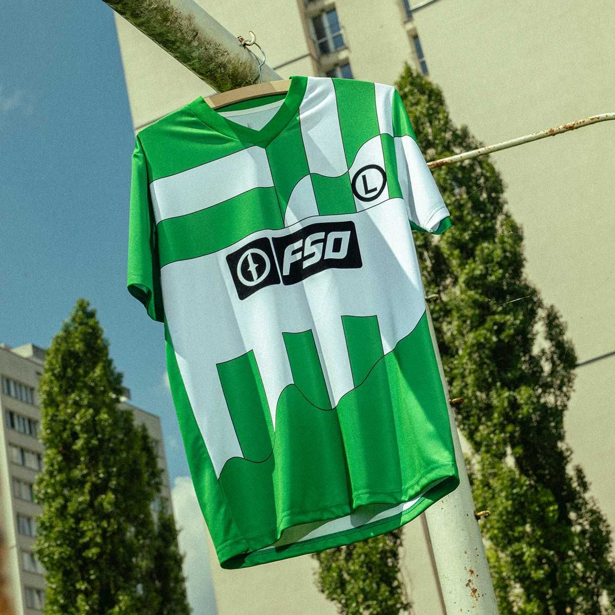 Koszulka Legia Warszawa FSO Retro z sezonu 1992/93 rozmiar L