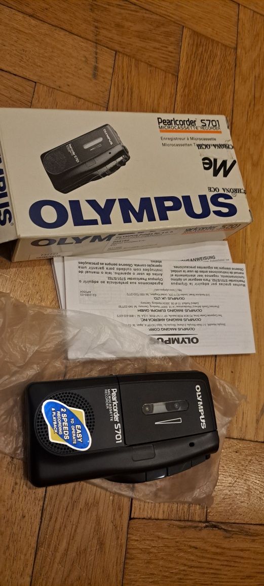dyktafon olympus S701 nowy plus kasety