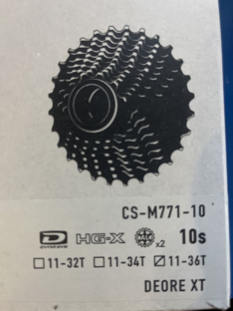 Kaseta Shimano XT x 10, CS-M771-10, 11-36
