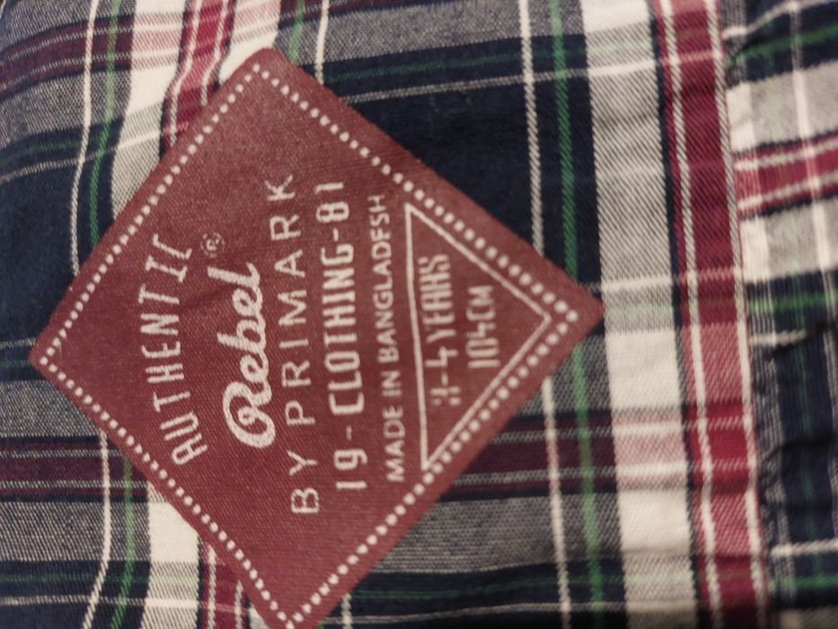 Koszula w kratę Rebel