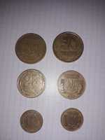 Продам монети;10,25,50 копеек 1992