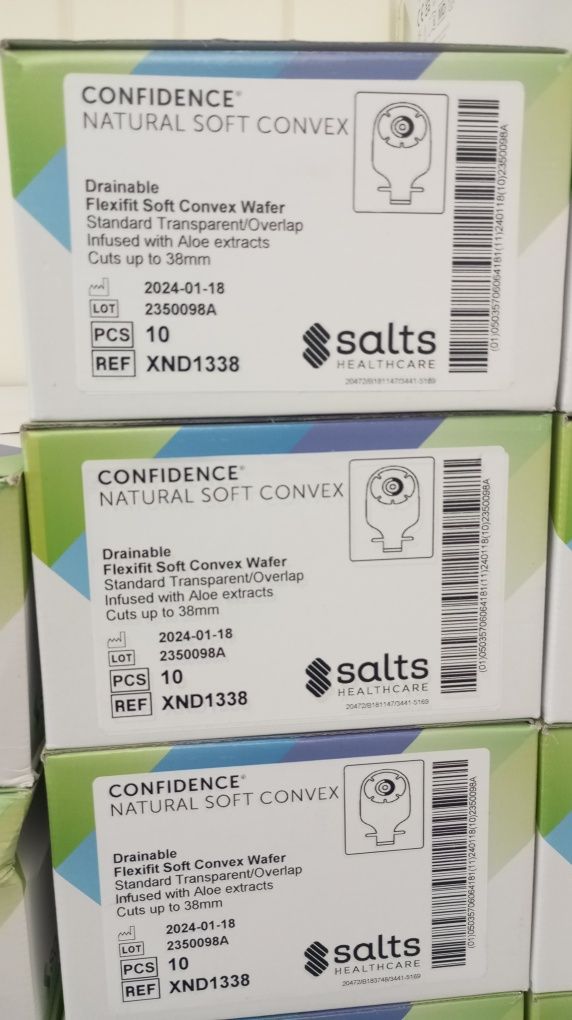 Worki stomijne 130 szt SALTS XND1338 Confidence Natural Soft Convex