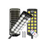 Lampa solarna 2400W z czujnikiem ruchu i zmierzchu ogrodowa + pilot