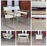 Wassily chair Marcel Breuer fotel Bauhaus B3. Produkcja Gavina lata 60