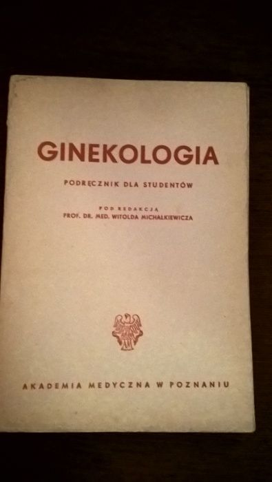 Ginekologia podręcznik dla studentów 1969 sprzedam