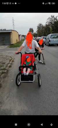 Rower riksza dla mamy i dziecka