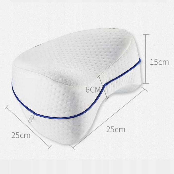 Ortopedyczna poduszka między kolana – klin do spania, separator nóg