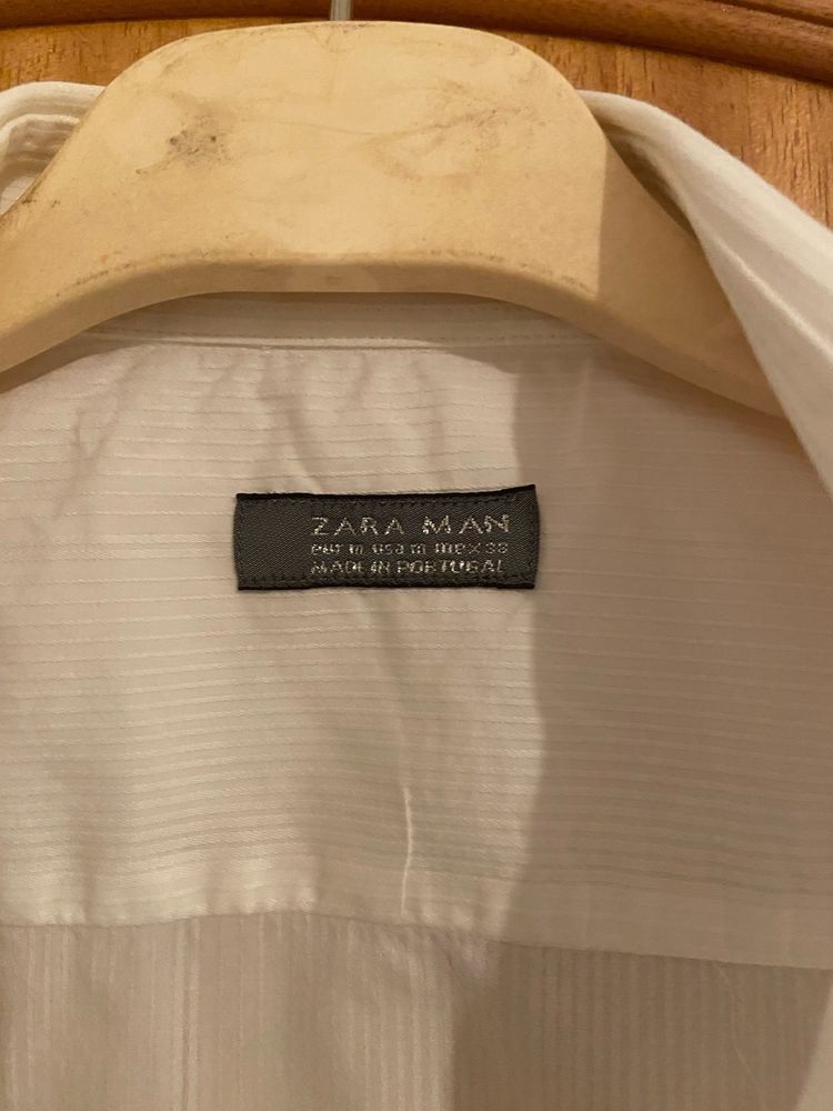 Camisa branca de homem - Zara