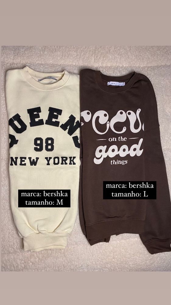 Sweats praticamente novas