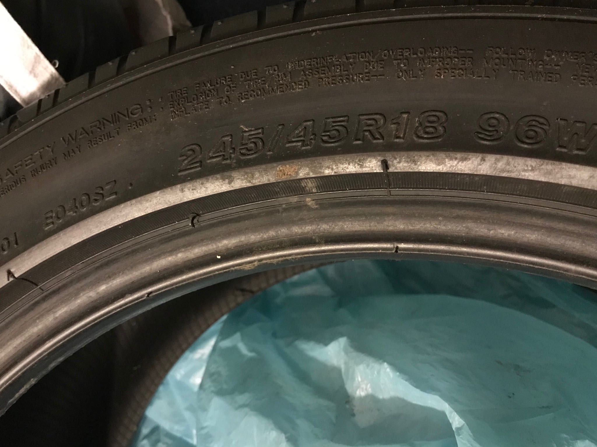 Opony bridgestone 245/45R18 letnie